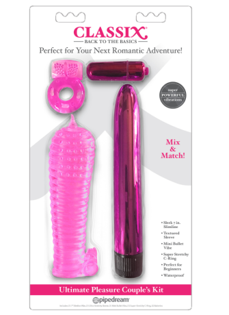 Coffret 4 sextoys rose Classix - R545112